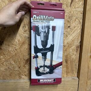 Milescraft 1318 DrillMate Portable Drill Press Guide  Handheld Drill Tool